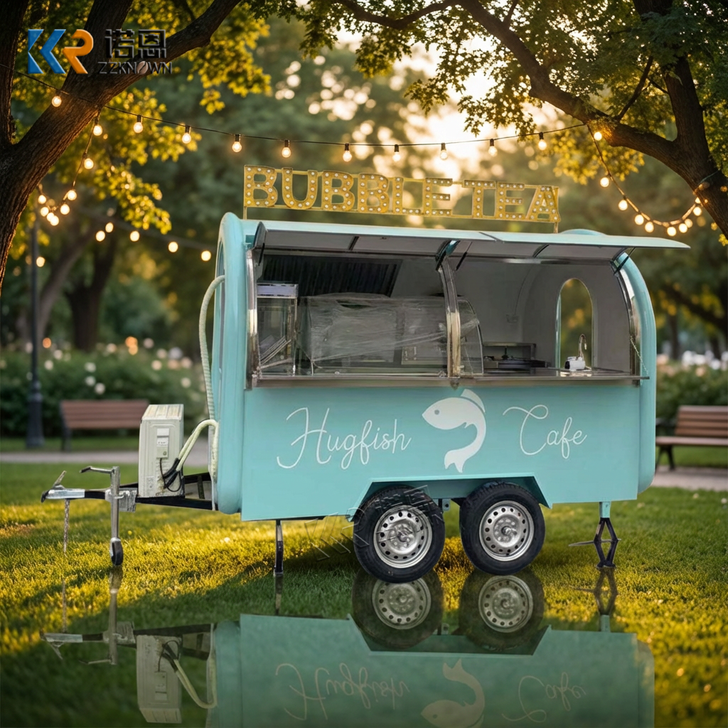 Food Cart with Grill for Sale | Compact Cooking Cart by ZZKNOWN