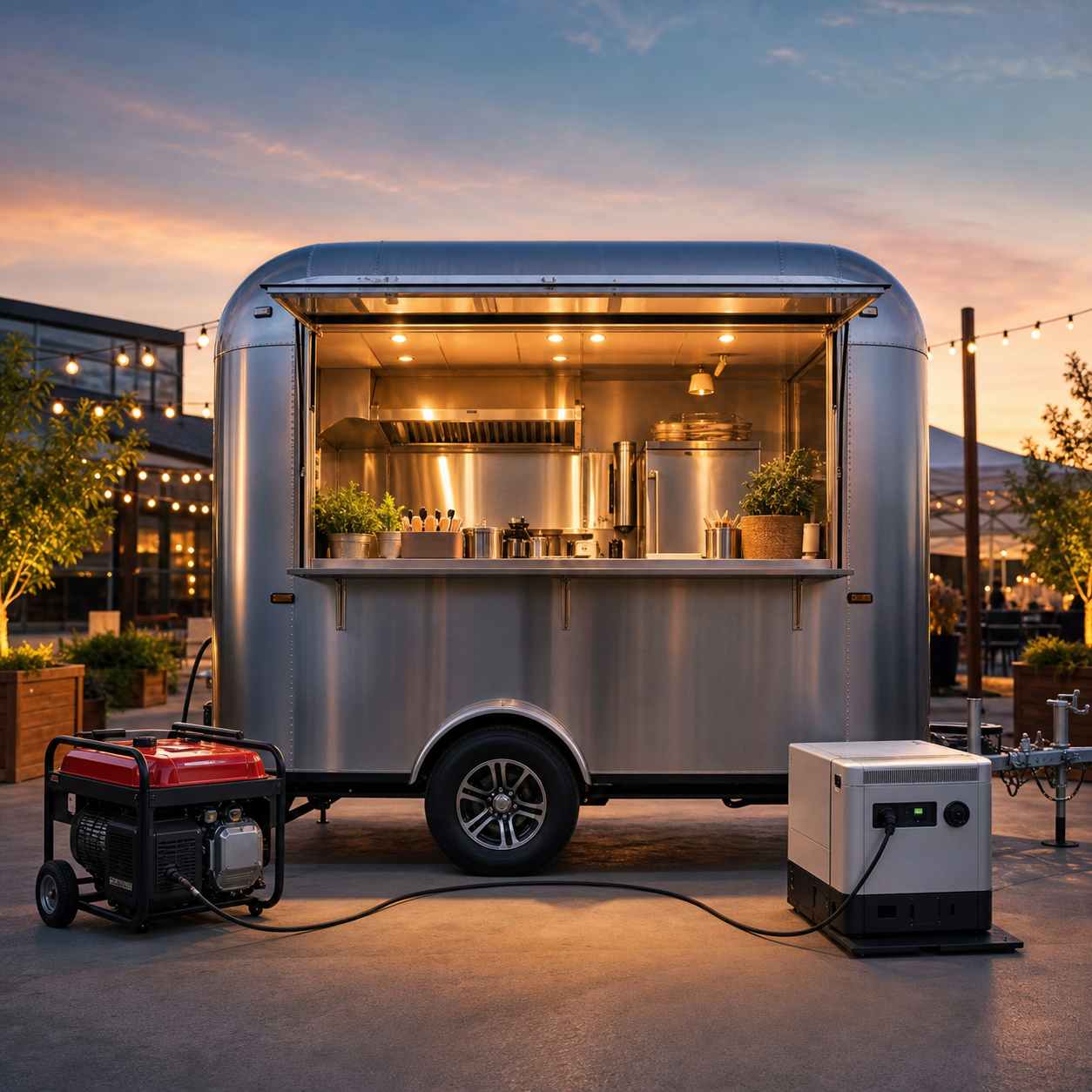 Battery Powered Food Trailer vs Generator: Which Is Better in 2026?