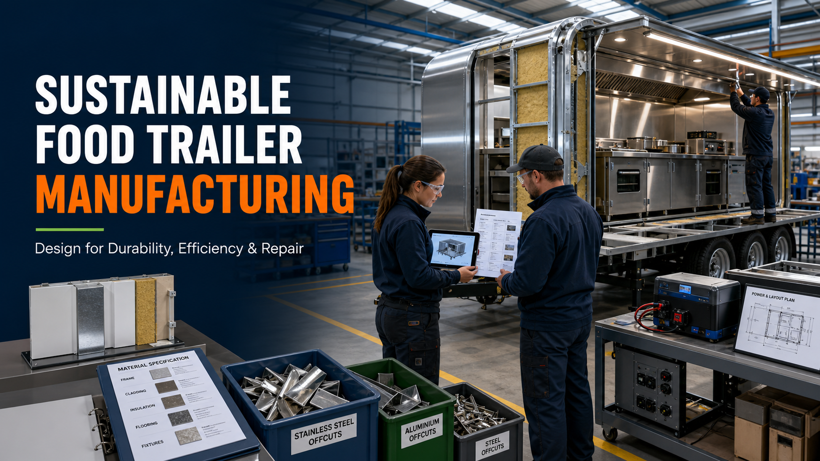 How Can Sustainable Manufacturing Improve a Modern Food Trailer?