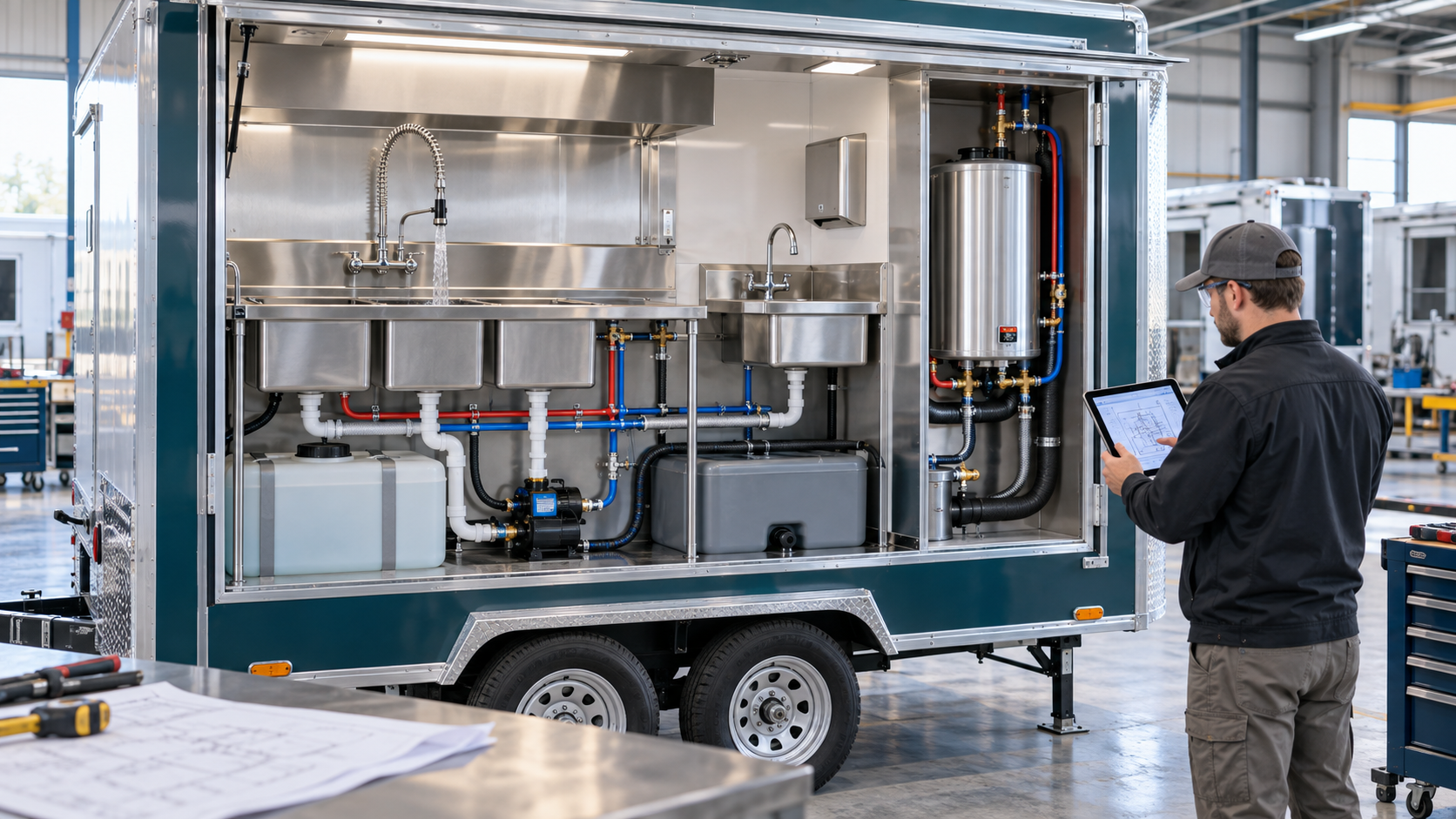 What Size Water Heater Does a Food Trailer Really Need?