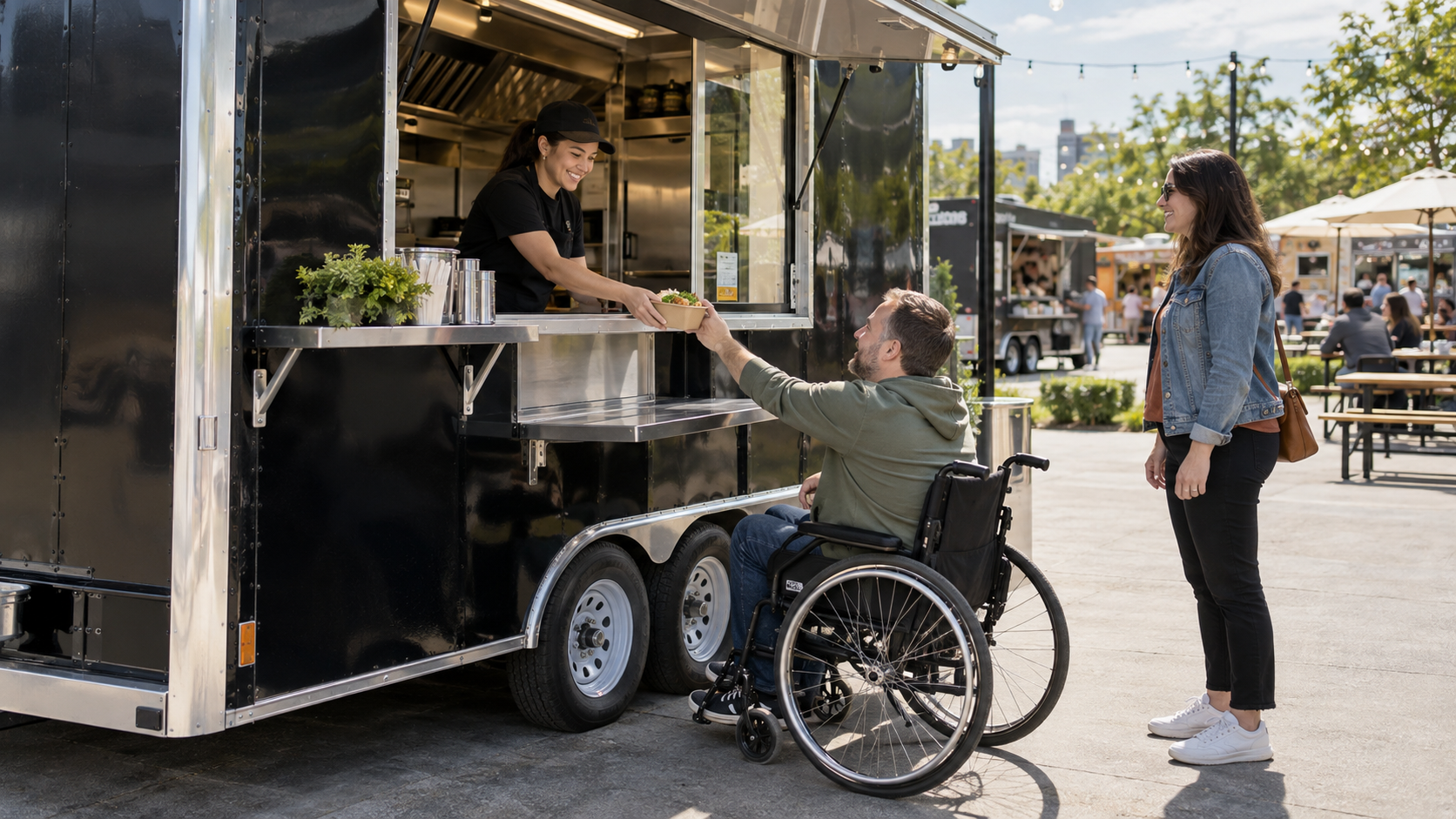 How Should You Design an Accessible Food Trailer Serving Window?
