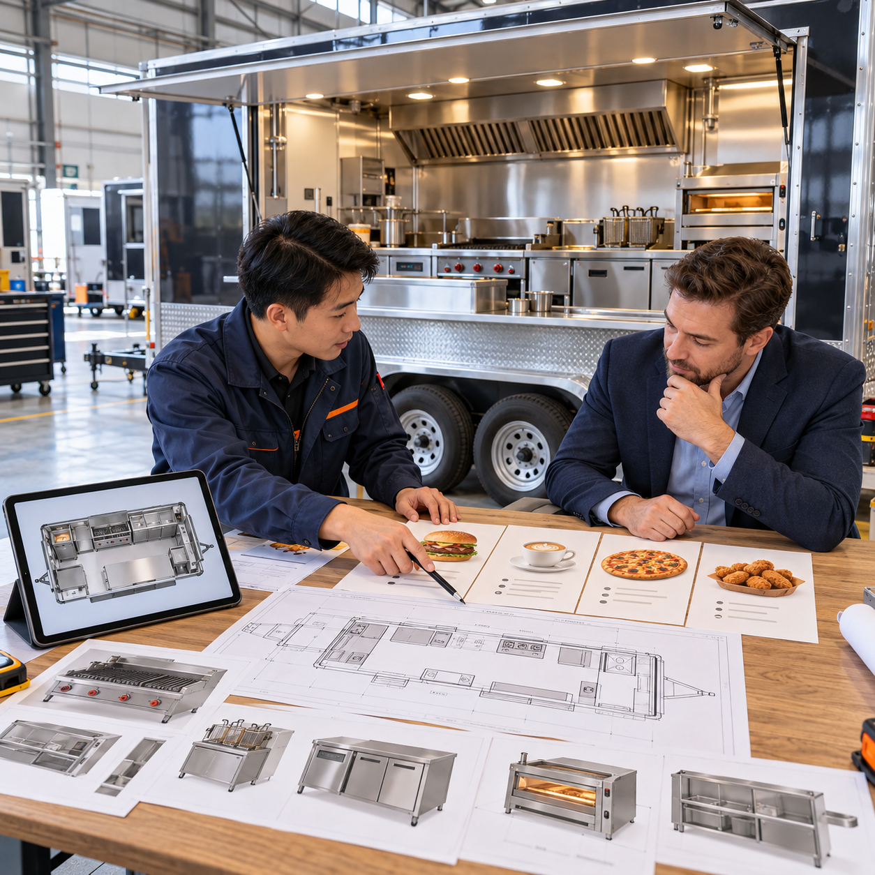 How to Turn Your Menu Into a Food Trailer Equipment List and Kitchen Layout