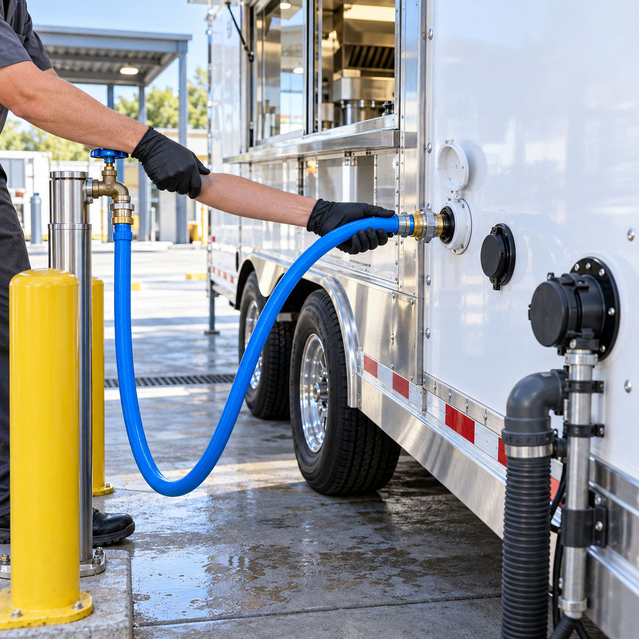 Can You Use a Garden Hose to Fill a Food Trailer? A Potable-Water Hose Guide